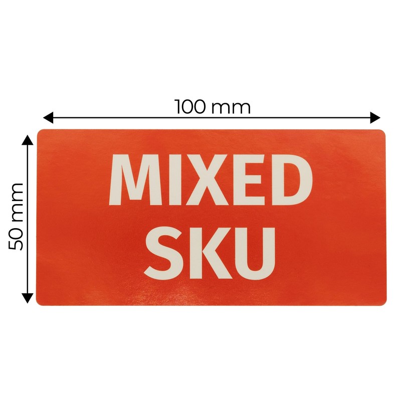 MD Labels Warning Labels on Roll 100 x 50 mm