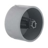 Masterpart Programme Selector Switch Control Knob Button Silver Grey Dial