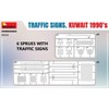 Mini Art 1/35 Kuwait Road Sign Set 1990s Plastic Model