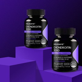Holidays Chondroitin 3000 60 tablets, 2 bottles (total 4 months supply) / 홀리데이즈 콘드로이친 3000 60정 2병 (총4개월분)