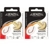 Set: 2 packs of tied maggot hooks by Jenzi, (20