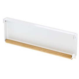 Yamazaki Industries (Yamazaki) One-Hand Cut Magnet Kitchen Paper Towel Holder White Approx. W30.5 x D2.5 x H9.5 cm Tosca tosca Kitchen Paper Storage 3530