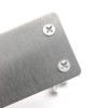 heyous 10pcs Stainless Steel Straight Support Shelf Bracket Flat Corner