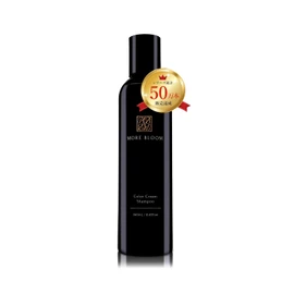 MOREBLOOM (モアブルーム) Color Shampoo Brown Black 240ml Easy to Keep Bathroom Clean All-in-One White Hair Dye Care White Lavender Fragrance Black Hair Black Luster Treatment