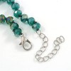 Avalaya 3 Strand Layered Glass/Shell Bead Necklace In Malachite Green/Emerald