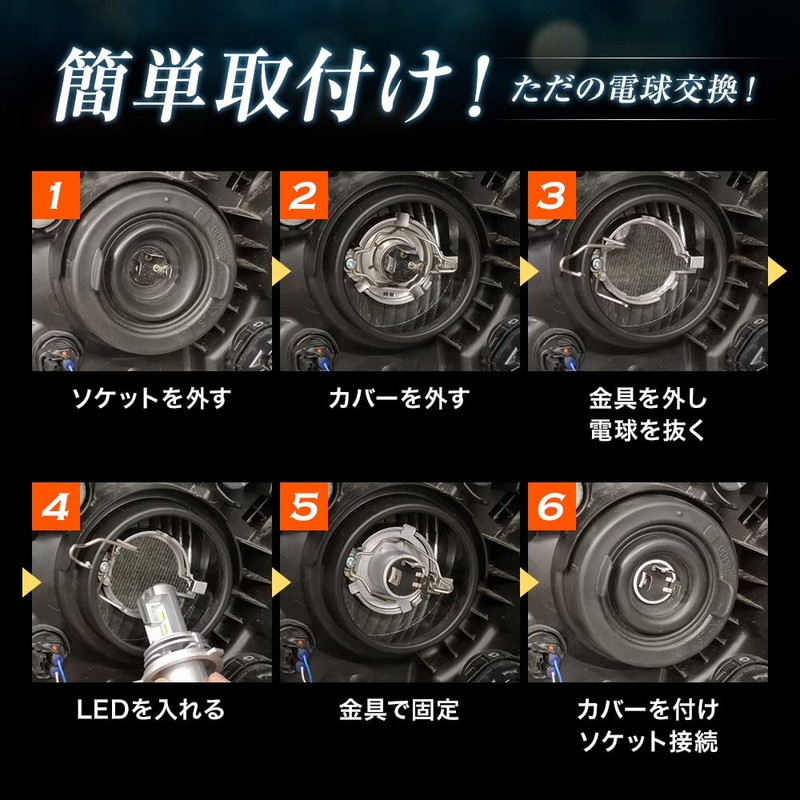 Lumran EZ LED Headlight H4 Hi/Lo Compatible with Vehicle Inspection