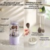 Iilnlaty 361° Rotating Makeup Brush Holder Organizer,Makeup Brush Holder with