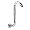 Bathroom Accessory 8inch 201 Stainless Steel High Rise S‑Curved Shower
