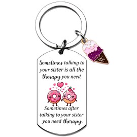 Sister Mothers Day Keychain Gift From Sisters Adult Best Sister Birthday Gifts From Sister Brothers Thoughtful Birthday Mothers Day Gifts For Little Older Sisters Best Sister Ever Keychain Gifts