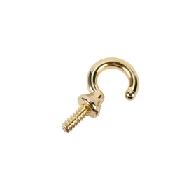 OLAYA 20 Pack Coat Hooks Wall Mounted Heavy Duty for Hanging Coat Hanger with Screws for Bathroom Kitchen Office Entryway Hooks for Coat, Scarf, Bag, Towel, Key, Cap, Cup, Hat(Gold)