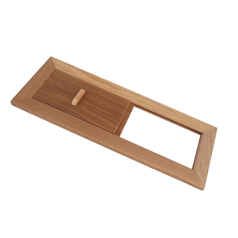 Sauna Vent Grille Adjustable Cedar Wood Steam Room Air Ventilation
