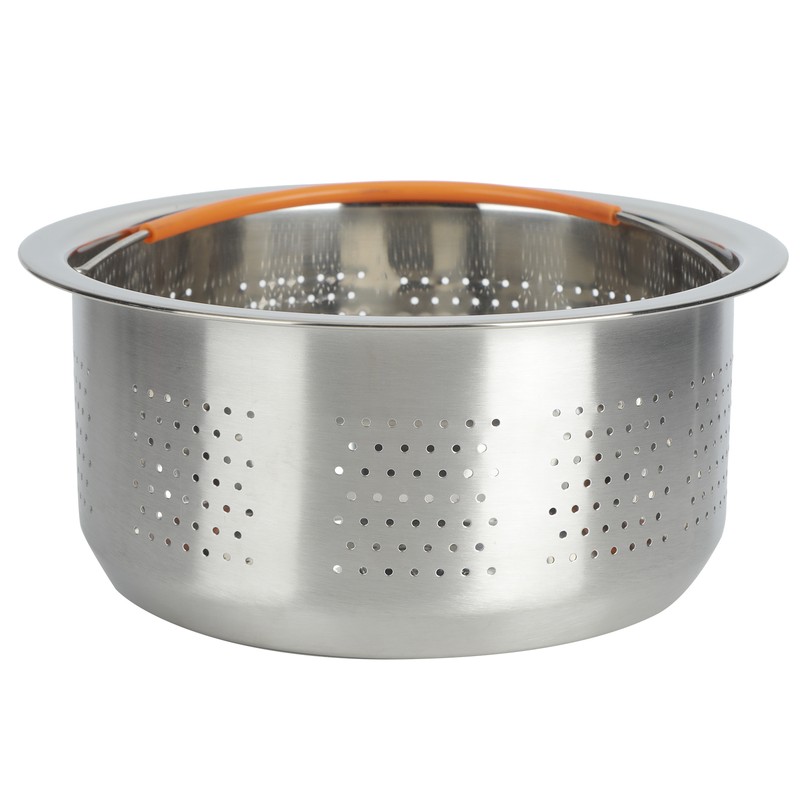 MultiFunctional Stainless Steel Rice Steaming Basket Vegetable Cleaning Fruit Basket
