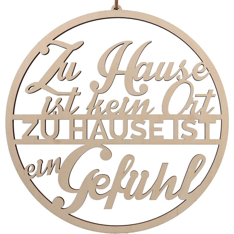 Spruchreif Premium quality 100% emotional, decorative loop, wooden decorative hanger,