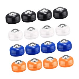 F Fityle 16x Shuffleboard Pucks Shuffleboard Rollers Set Curling Pucks Indoor Shuffleboard Games Pucks for Family Games Leisure Sports