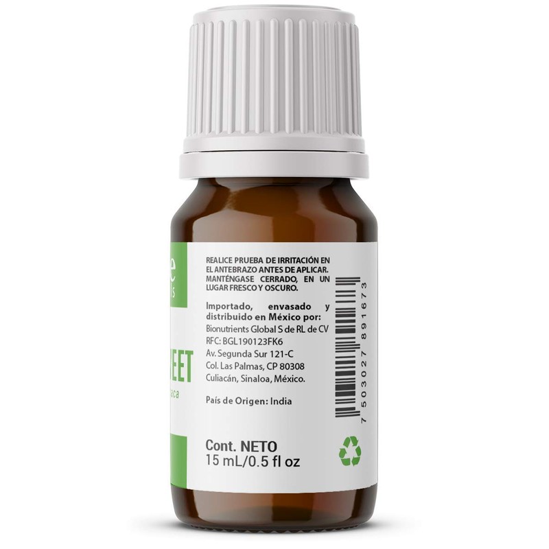 Aceite Esencial Basil Sweet (Albahaca) 15ml True Essentials, colección de