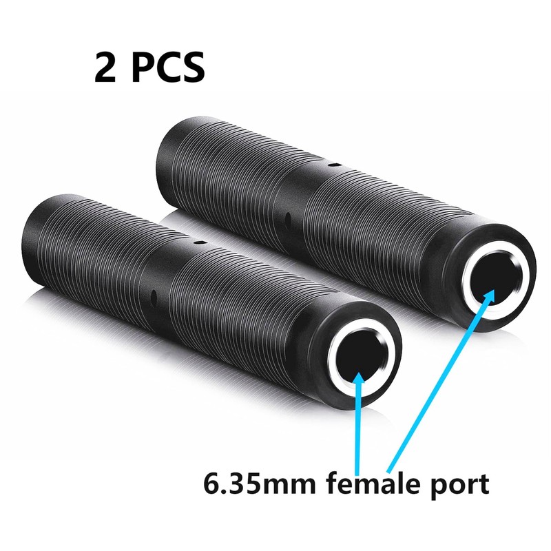 SHANFEILU 1/4 Inch TRS TS Coupler 6.35mm Female to Female
