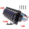 KAOLALI 5/7 Gang Toggle Switch Panel Kit 12V/24V Circuit Breaker