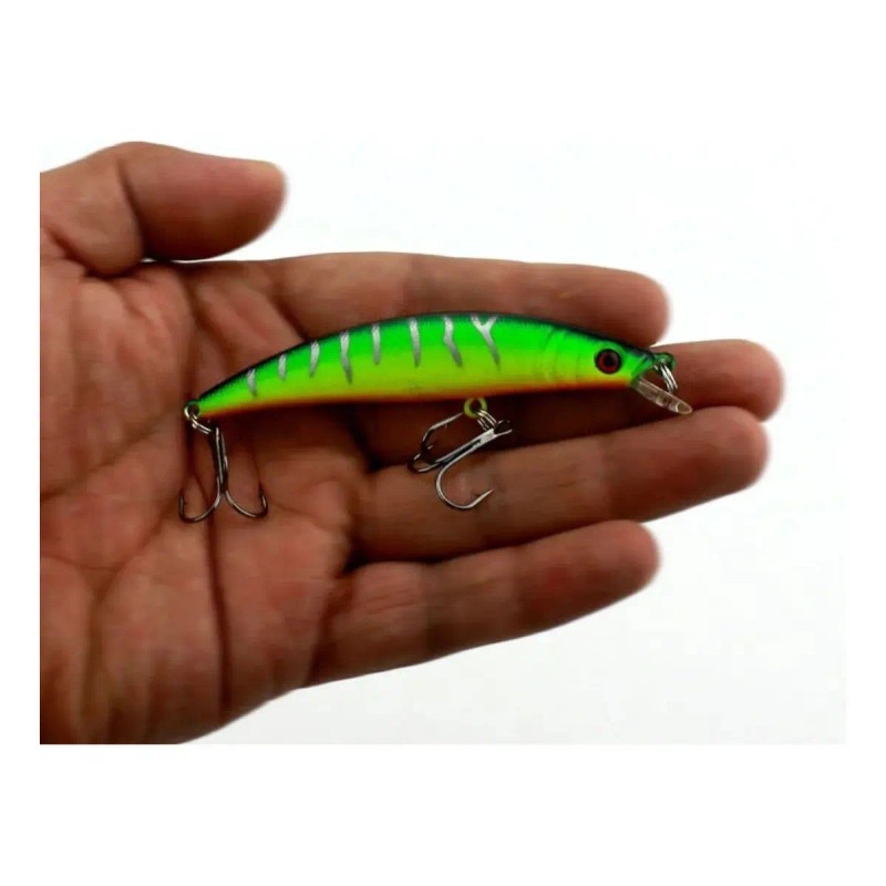 Set 5 Señuelos Duros Tipo Minnow Para Pesca