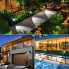 Flacchi Solar Lights Outdoor Waterproof - 2 Lighting Modes Solar