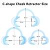 10 Piezas de Retractor de Mejillas en Forma de C,