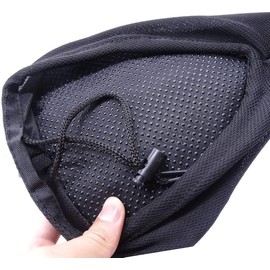 Maveek Gel Bike Seat Cover - Extra Comfortable Soft Gel Bicycle Seat Cycle Saddle Cushion Bicycle Pad Cover (Black)