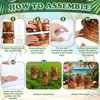 3Pcs 20 in Large Tiki Mask Cardboard Cutouts Plastic Standup