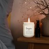Mancheng-zi Cousin Gifts for Women Jar Candles, Lavender Scent, White