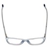 Vivid Designer Reading Eye Glasses 886 in Shiny Light Blue/Crystal