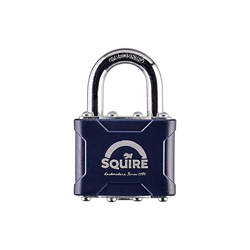Henry Squire Stronglock Laminated Open Shackle 4 Pin Double Locking