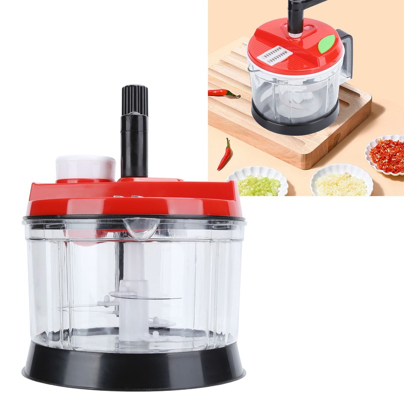 Manual Food Mixer Blender Multifunction Grinder Vegetable Chopper Shredder JuicerL