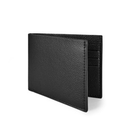 WisePoint Mens Slim Wallet, PU Leather Credit Card Wallet Bifold Wallets for Men and Boys, Lightweight Men's Wallet for Shopping, Travel (black)