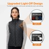 Sevdiea Women's Quilted Heated Vest with Battery Pack 16000mAh 7.4V,
