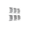 Clear 5/8" x 1/2" Window Grid Retainers - pack of