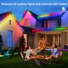 httpsmp 100FT Outdoor LED Strip Light Waterproof,IP68 Outside RGB+IC Light