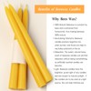 16 Packs Beeswax Taper Candles 9 Inch, All Natural Beeswax
