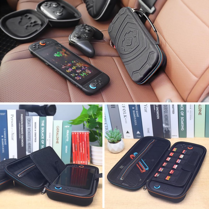 sisma スリムケース Switch 2 専用 セミハードケース Switch2 本体収納ポーチ 保護 ケース