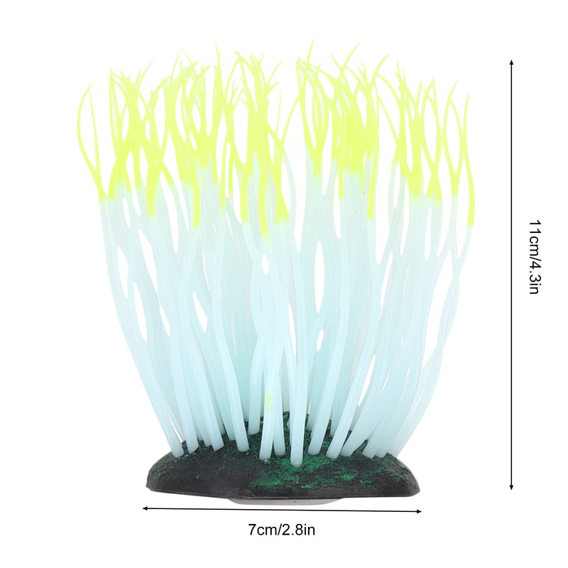 Aquarium Anemone Realistic Luminous Silicone Sea Anemone for Fish Tank