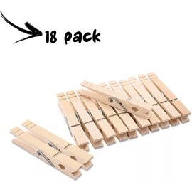 CLOTHESPINS Pericos De Madera Para Tender Ropa Lavadero Limpieza