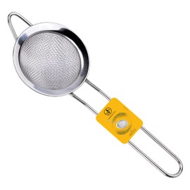 Small Tea Strainer - 8 cm Pack of 1 - Metal Sieve Stainless Steel, Fine Mesh Strainer | Kitchen Sieve Fine Mesh, Sive Cooking, Flour Sieve for Baking - Rust Free Seive, Dishwasher Safe SIV