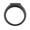 Kuzzoi Signet Ring Men's Ring Oxidised Band Ring Solid (11