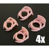 ADL Fuel Line Retainer Clips, Pink Plastic, 4-Pack, Ford Pipe