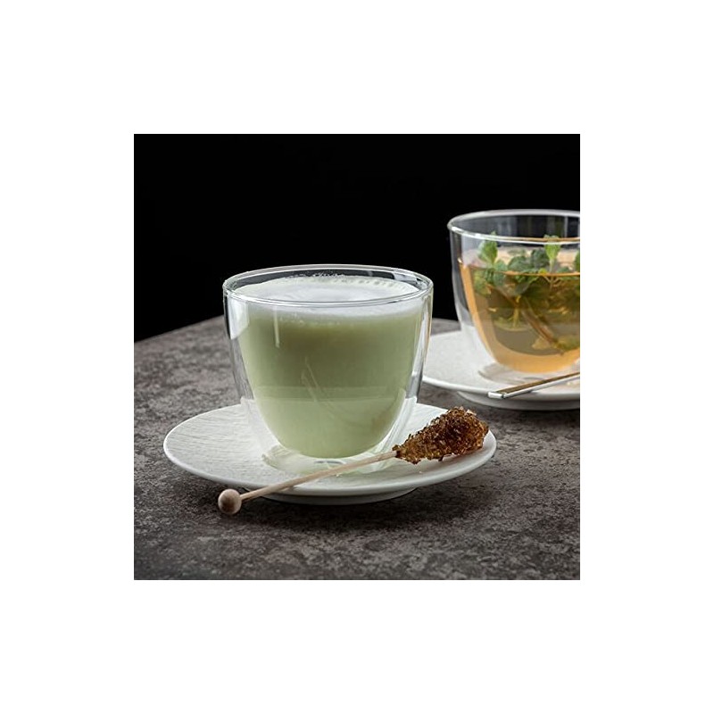 Villeroy & Boch Manufacture Rock Blanc Set 6 Mocha/Espresso Bottom