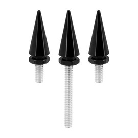 HCmotorku Motorcycle Windshield Trim Screws Windscreen Screws Spike Bolts Fit for Harley Electra Glide Street Glide Trike 2014-2024 (Black)