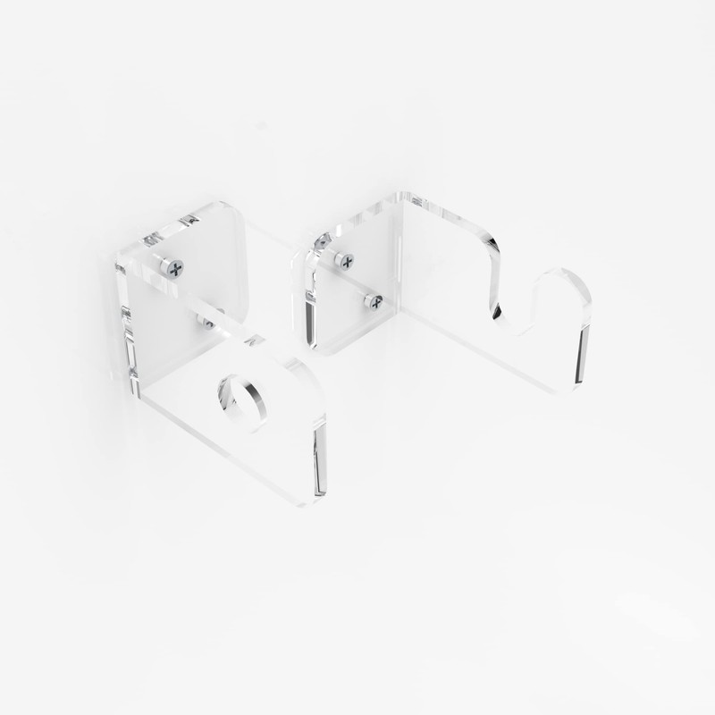 Plexico Pair of Guitar Wall Bracket/Acrylic Guitar Hanger/Perspex Guitar Holder/PA-06