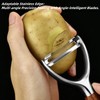 Premium 304 Stainless Steel Multi-Functional Kitchen Peeler for Fruits and