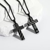 Cross Necklace for Men Gifts for Dad Son Brother Friend