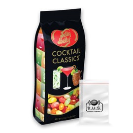 Jelly Belly Cocktail Classics Mix Jelly Beans - 7.5 oz Gift Bag- includes RUS Candy Company Travel Size Pocket Bag (Cocktail Mix)
