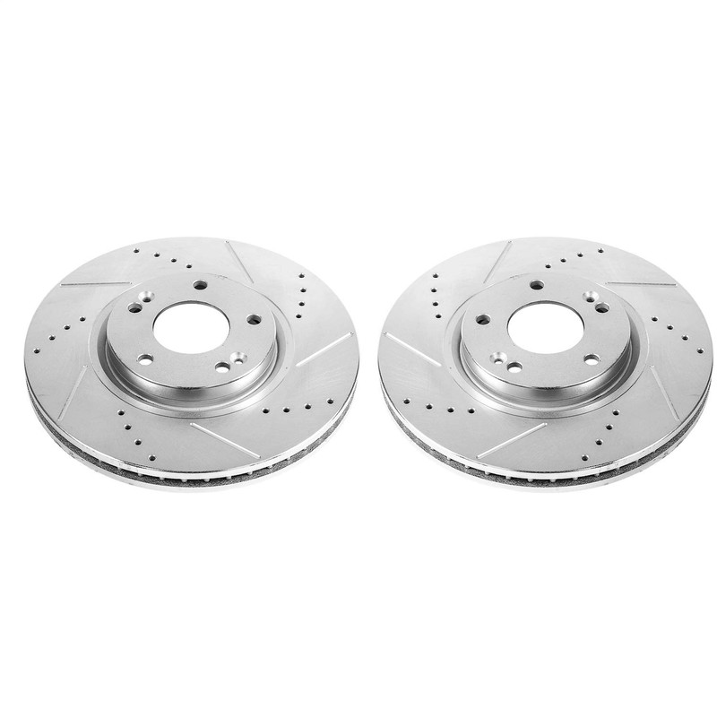 Power Stop JBR1323XPR Front Evolution Drilled & Slotted Rotor Pair