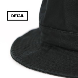 New Hattan Tennis Hat, Metro Hat, Bucket Hat, Men's, Women's, Hat, Newhattan Metro Hat, Men's Ladies, Denim, Black, Beige, Khaki, Black, L–XL