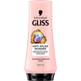 Gliss Conditioner Anti-Split Ends Miracle (200 ml), Conditioner Repairs Damaged Hair Fibres, for Long-Lasting Split End Sealing and 88% Less Split Ends
